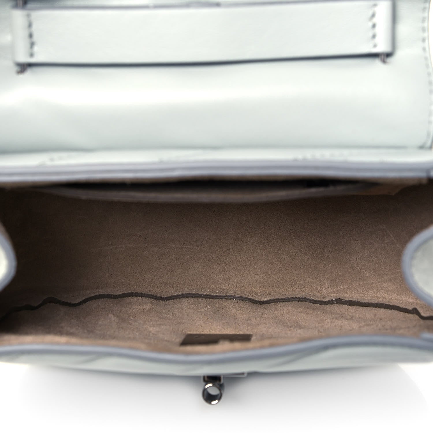 Chloe Calfskin Quilted Mini Drew Bijou Shoulder Bag Airy Grey 5 of 9