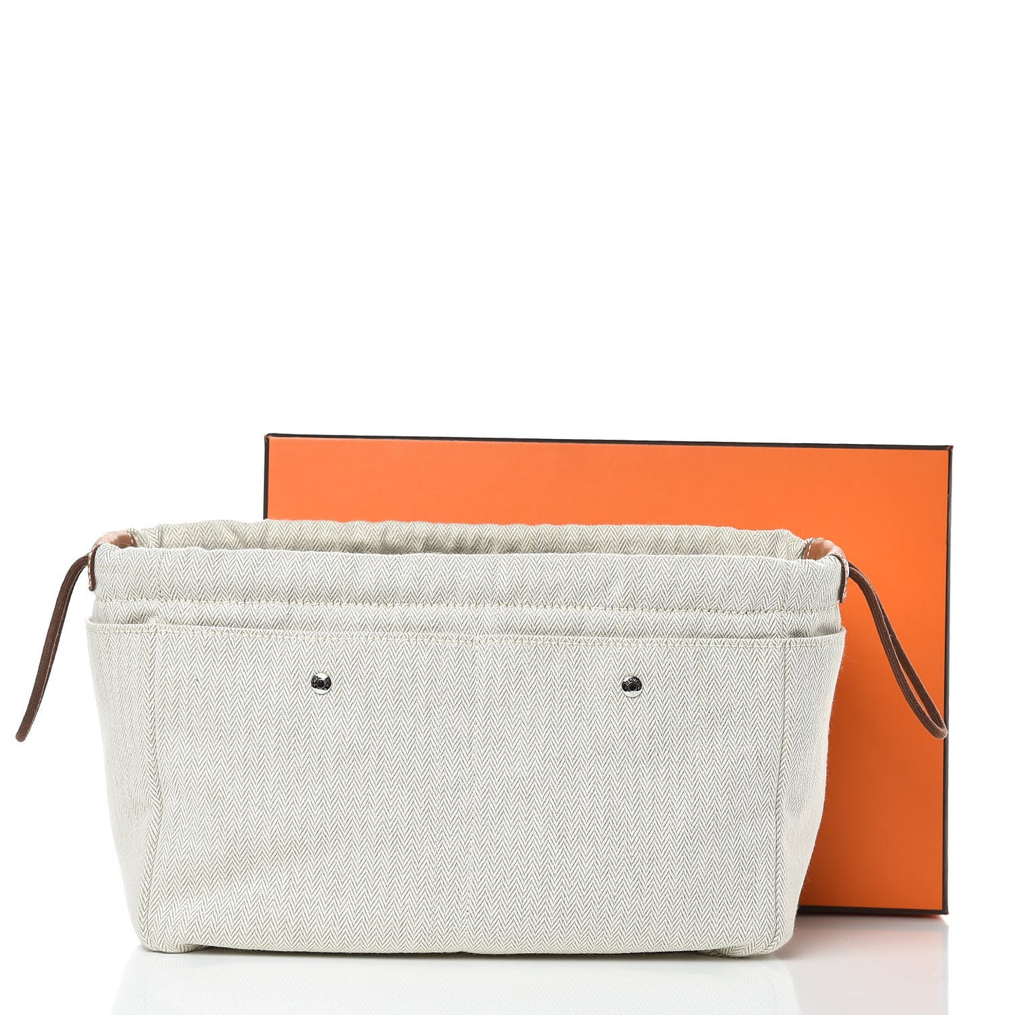 Canvas Barenia Fourbi 25 MM Pouch Naturel Fauve