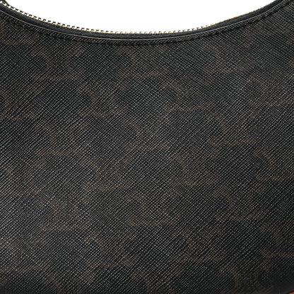 Celine Triomphe Canvas Calfskin Ava Shoulder Bag Tan 9 of 12