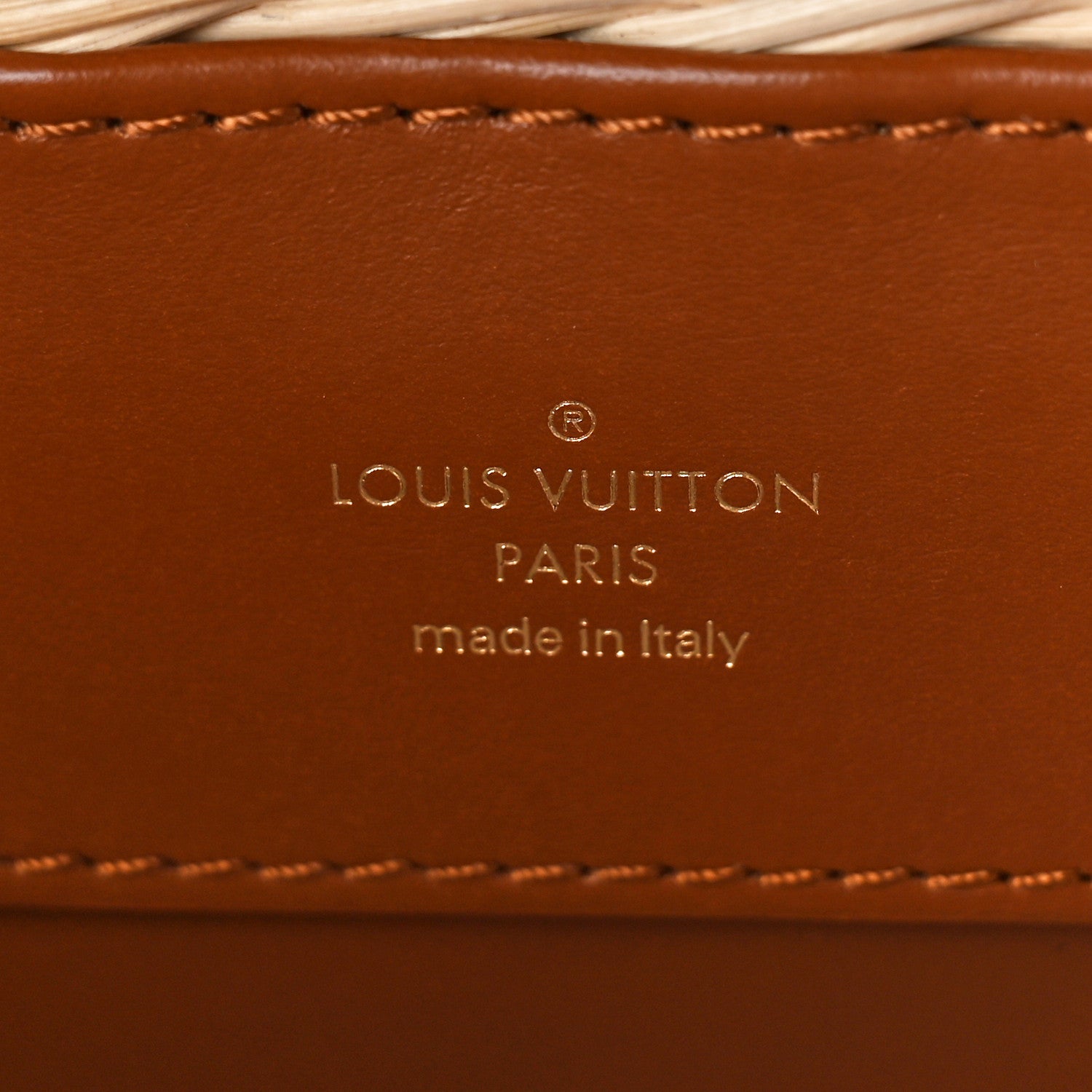 Louis Vuitton Rattan Calfskin Capucines BB Tan 6 of 8
