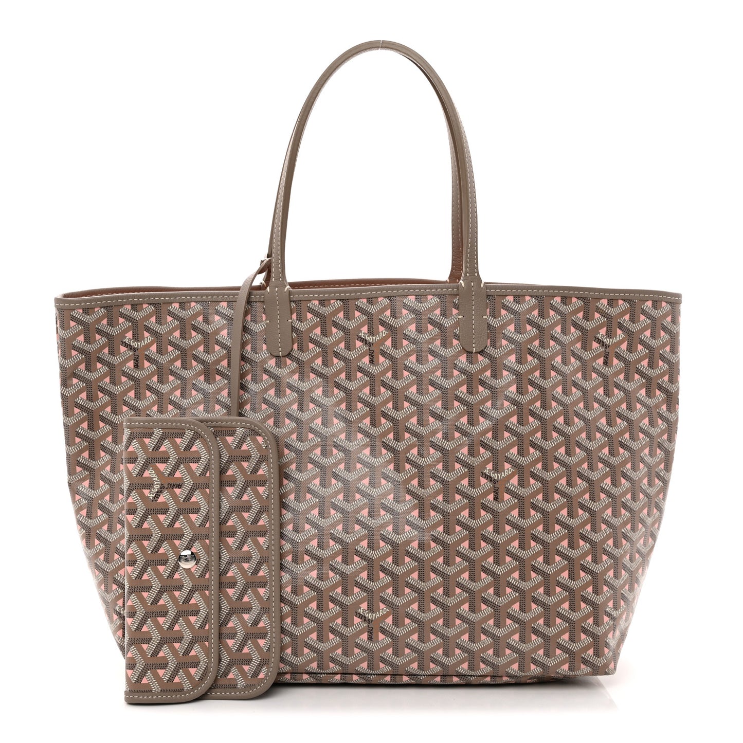 Goyardine Saint Louis Claire Voie PM Grege Powder Pink
