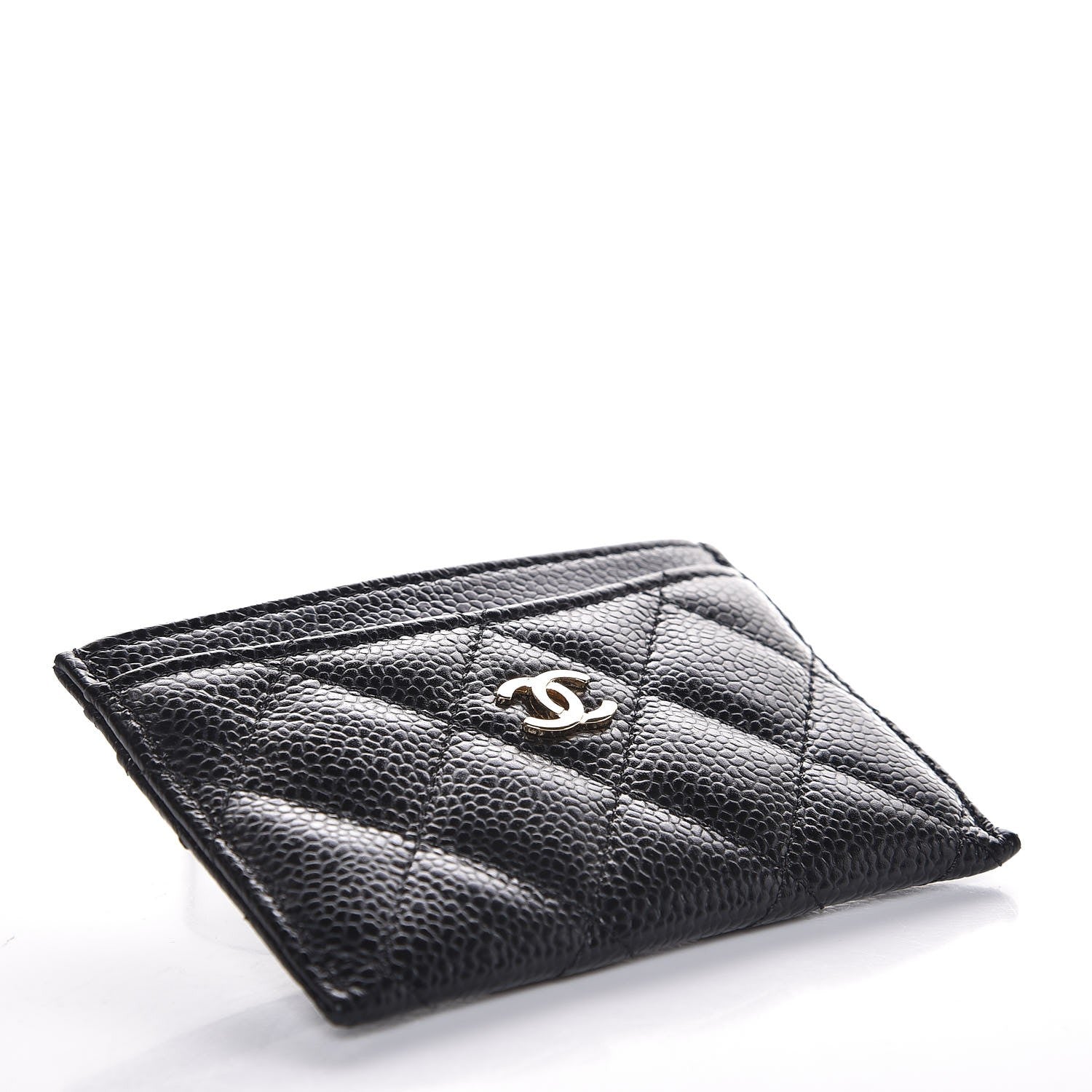 Chanel Caviar Quilted Card Holder Black 4 of 9