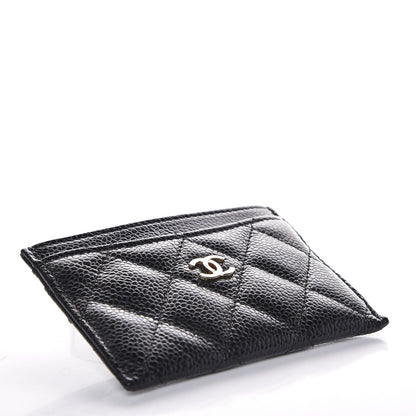 Chanel Caviar Quilted Card Holder Black 4 of 9