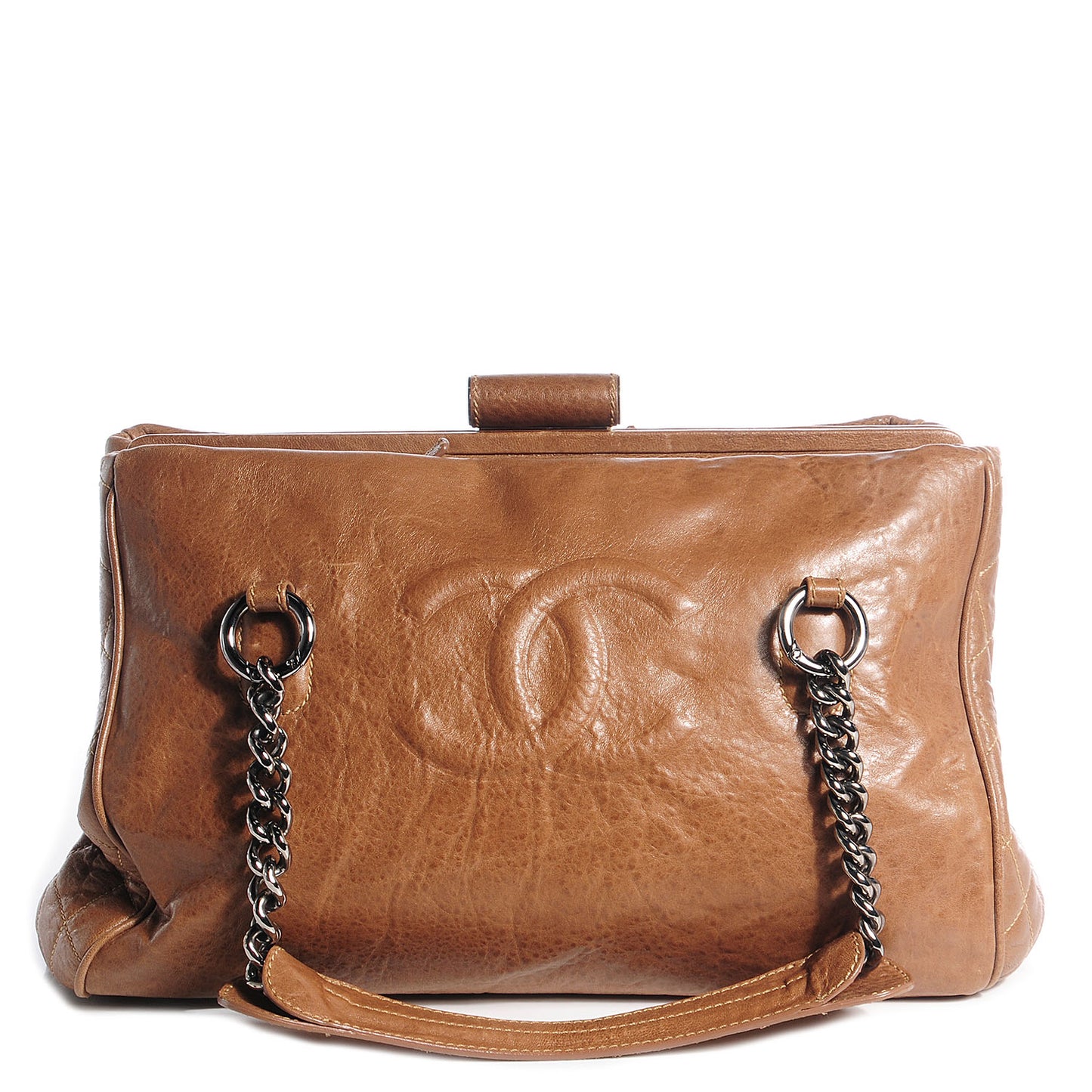 Calfskin Large Perfect Day Tote Brown