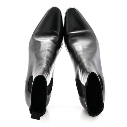 Saint Laurent Incrociato Muriel Vassili 60 Ankle Boots 39.5 Black 5 of 10