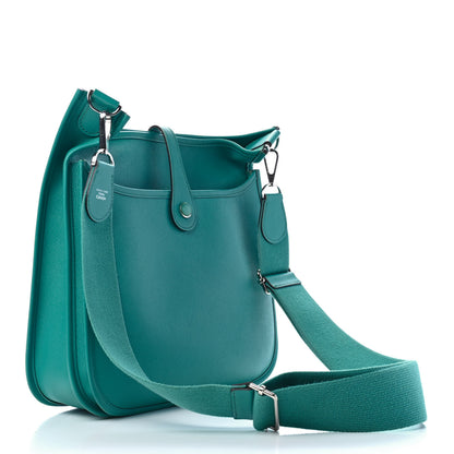 Hermes Epsom Evelyne III PM Bleu Paon 2 of 5