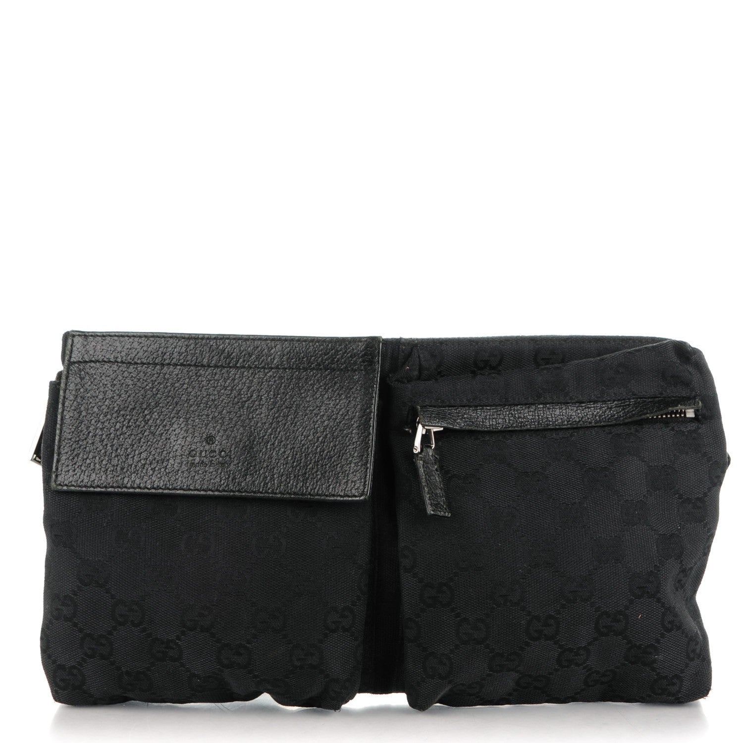Gucci Monogram Belt Bag Black 1 of 7