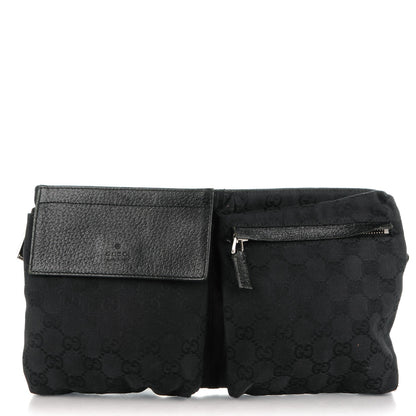 Gucci Monogram Belt Bag Black 1 of 7