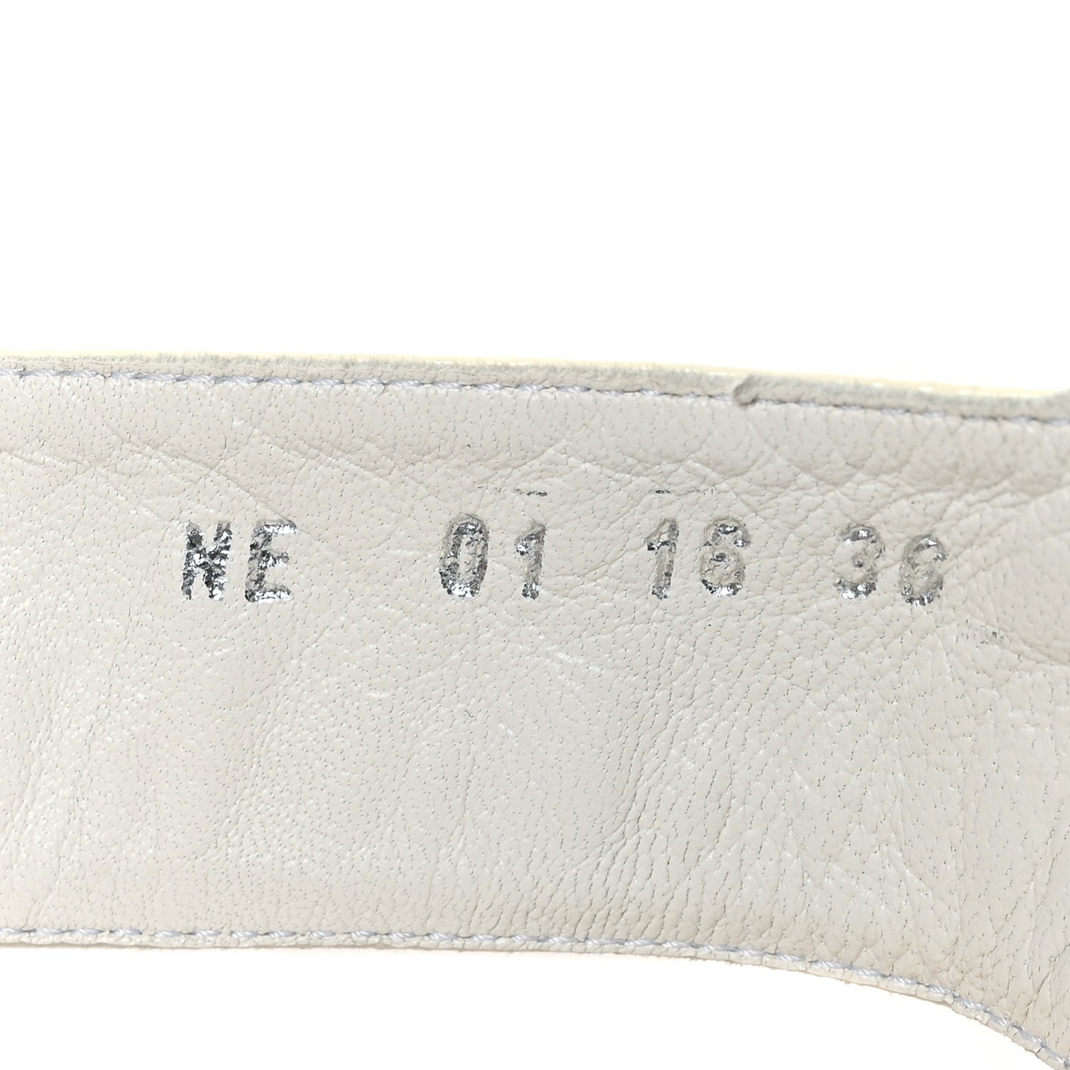 Christian Dior Patent Ankle Wrap Flats 36 White 6 of 8