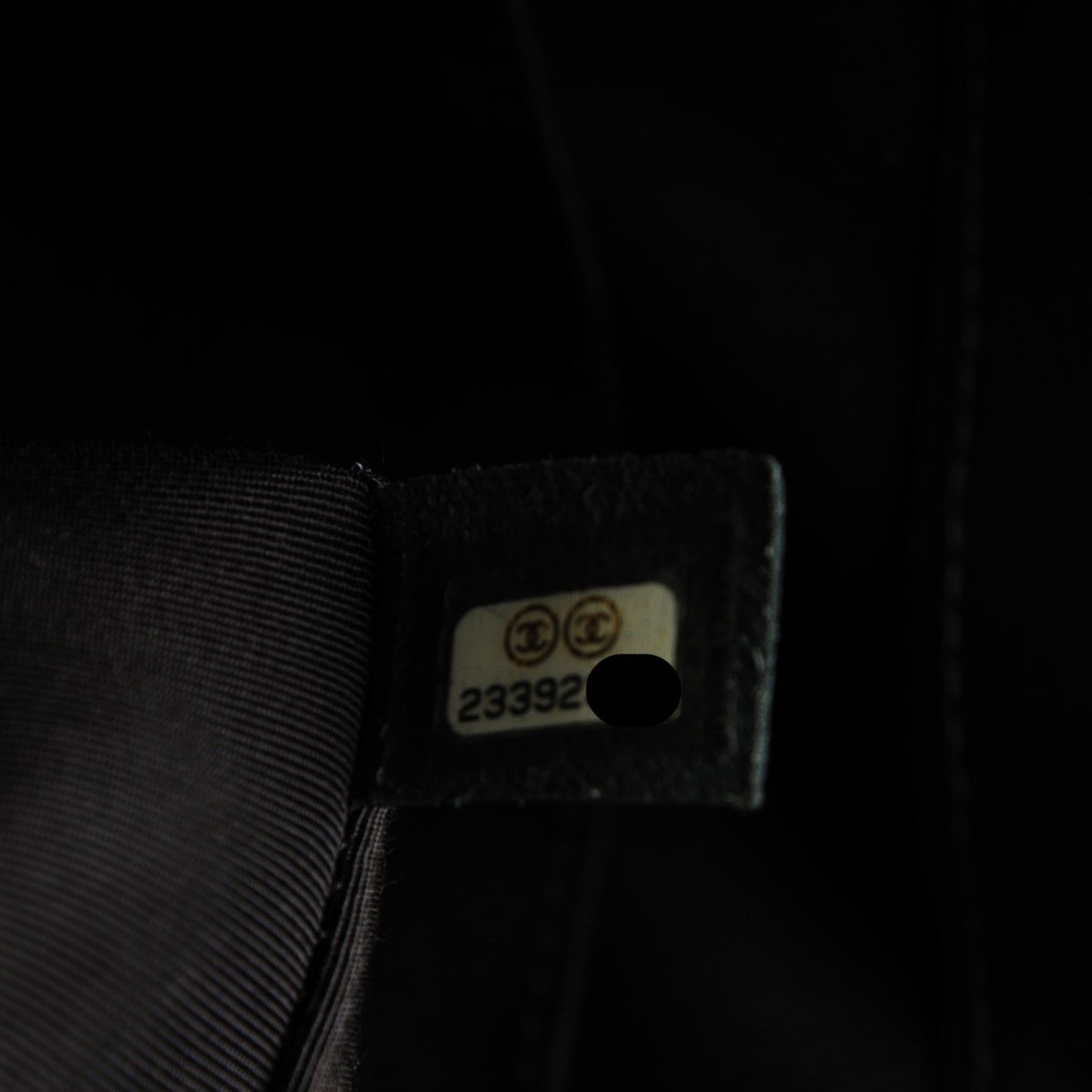 Calfskin Quilted Timeless Tote Dark Navy