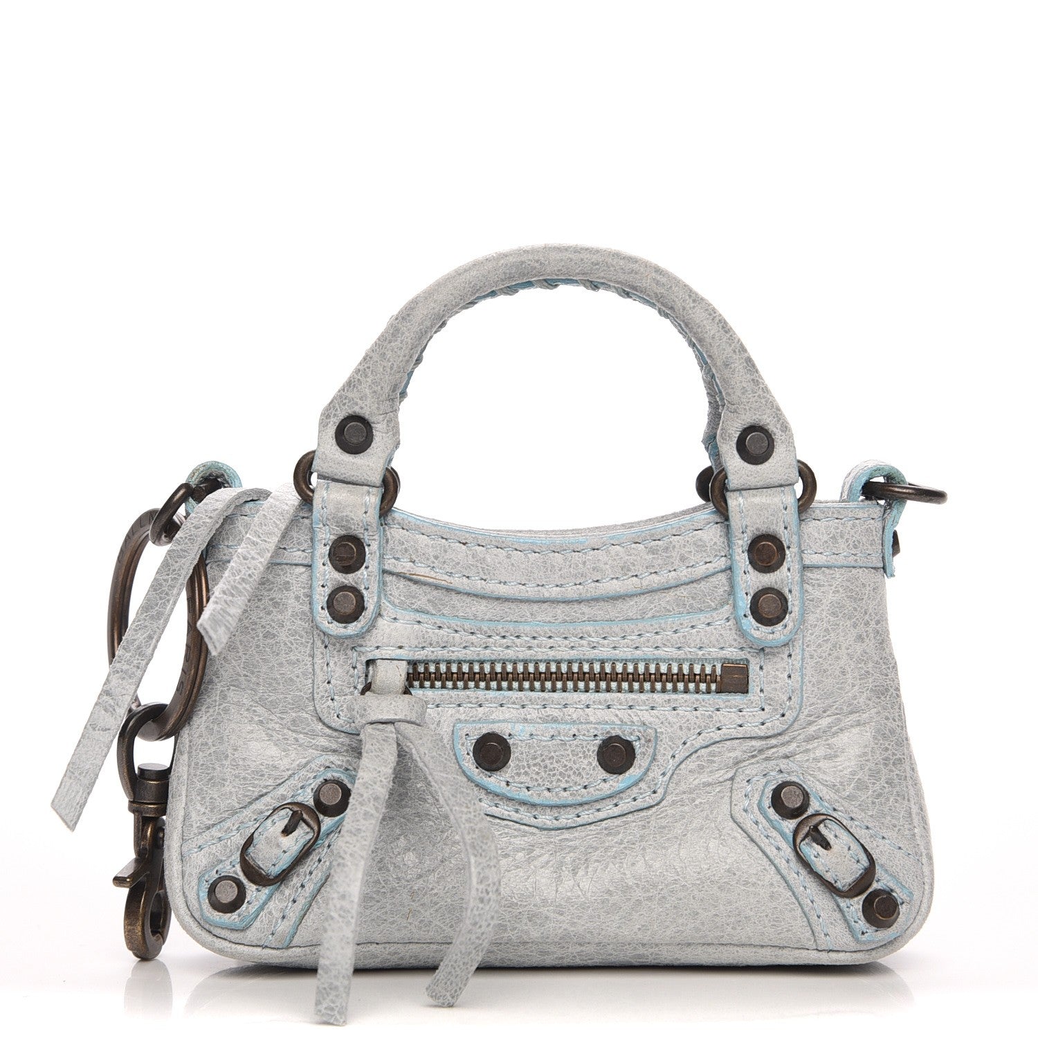 Balenciaga Agneau Classic Hardware Mini First Bag Charm 1 of 7