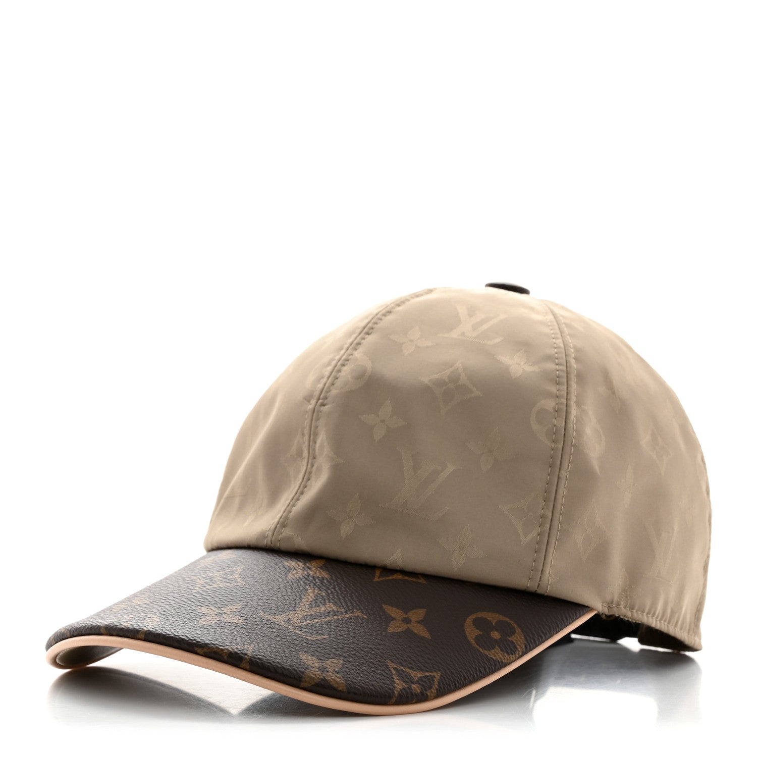 Louis Vuitton Monogram Polyester Silk LV Get Ready Cap M Beige 1 of 10