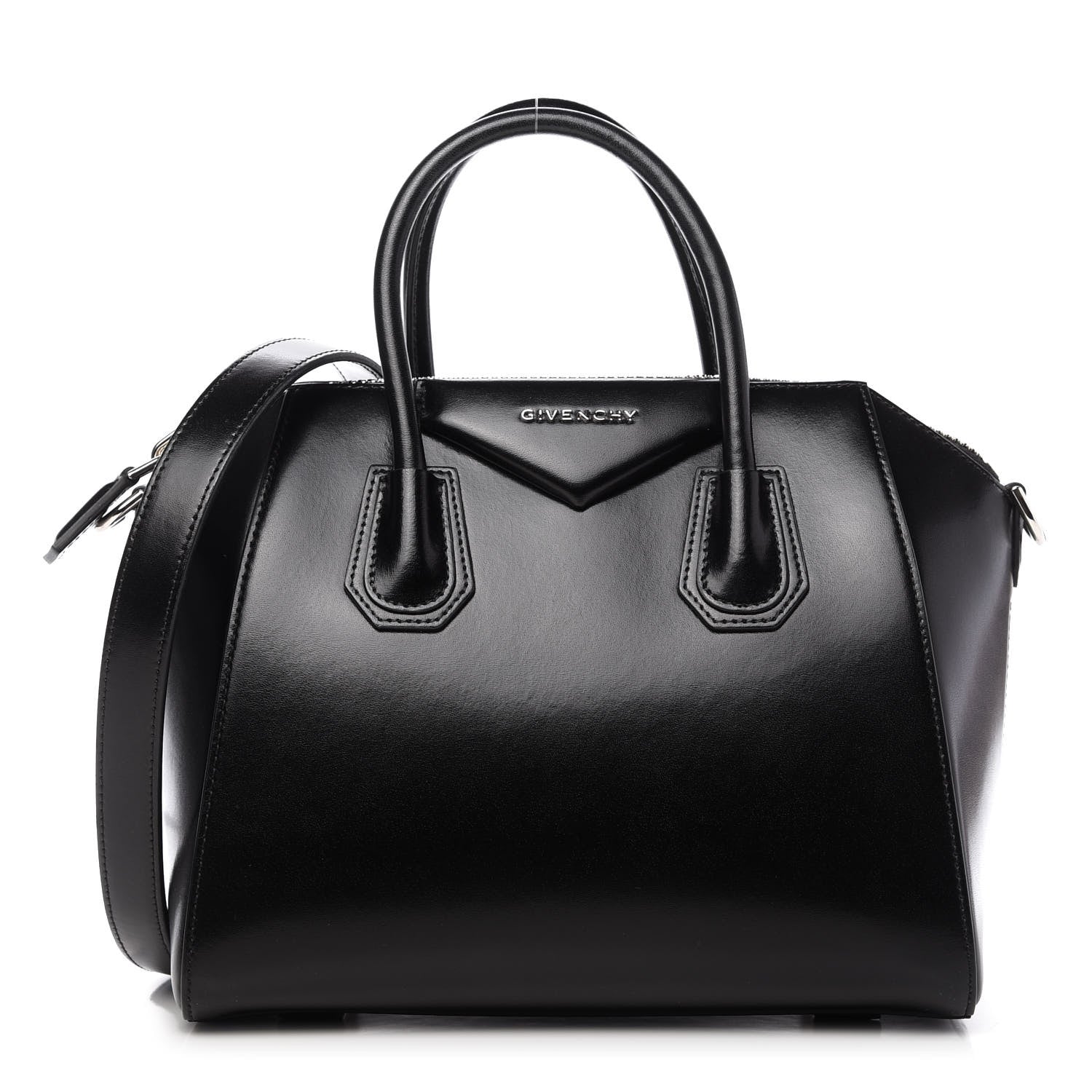 Givenchy Shiny Lord Calfskin Small Antigona Black 1 of 10