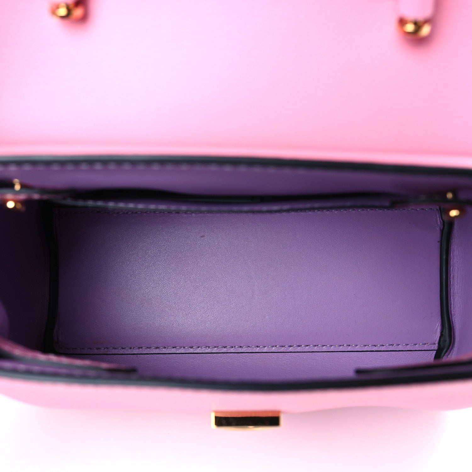 Versace Grained Calfskin Small La Medusa Top Handle Bag Pink 5 of 9