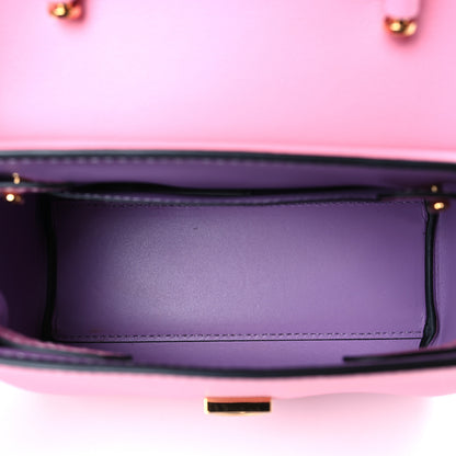 Versace Grained Calfskin Small La Medusa Top Handle Bag Pink 5 of 9