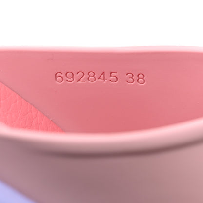 Gucci Soft Rubber Womens Interlocking G Platform 42mm Slide Sandals 38 Sugar Pink 7 of 9