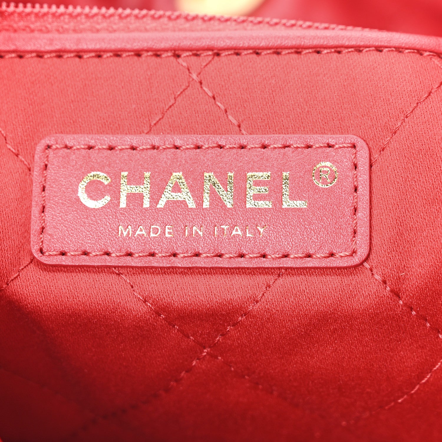 Chanel Shiny Calfskin Quilted Chanel 22 Red 7 of 11