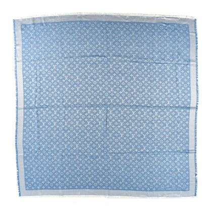 Louis Vuitton Wool Silk Monogram Shawl 1 of 3