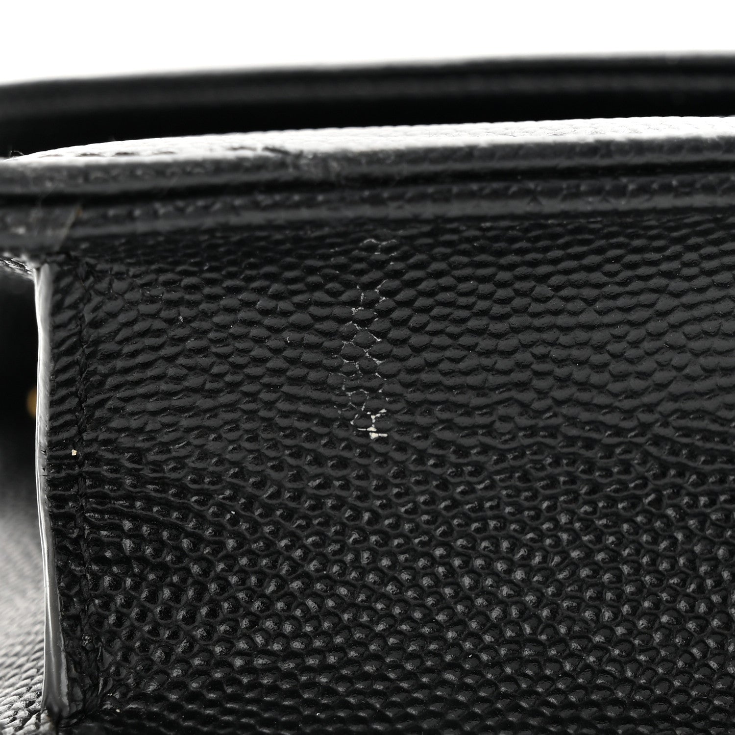 Saint Laurent Grain De Poudre Matelasse Chevron Monogram Envelope Chain Wallet Black 11 of 14