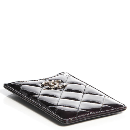 Chanel Patent Quilted Brilliant iPhone 4 Case Black 4 of 10