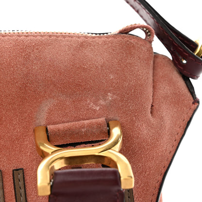 Chloe Suede Calfskin Braided Medium Marcie Double Carry Canyon Rose 13 of 14