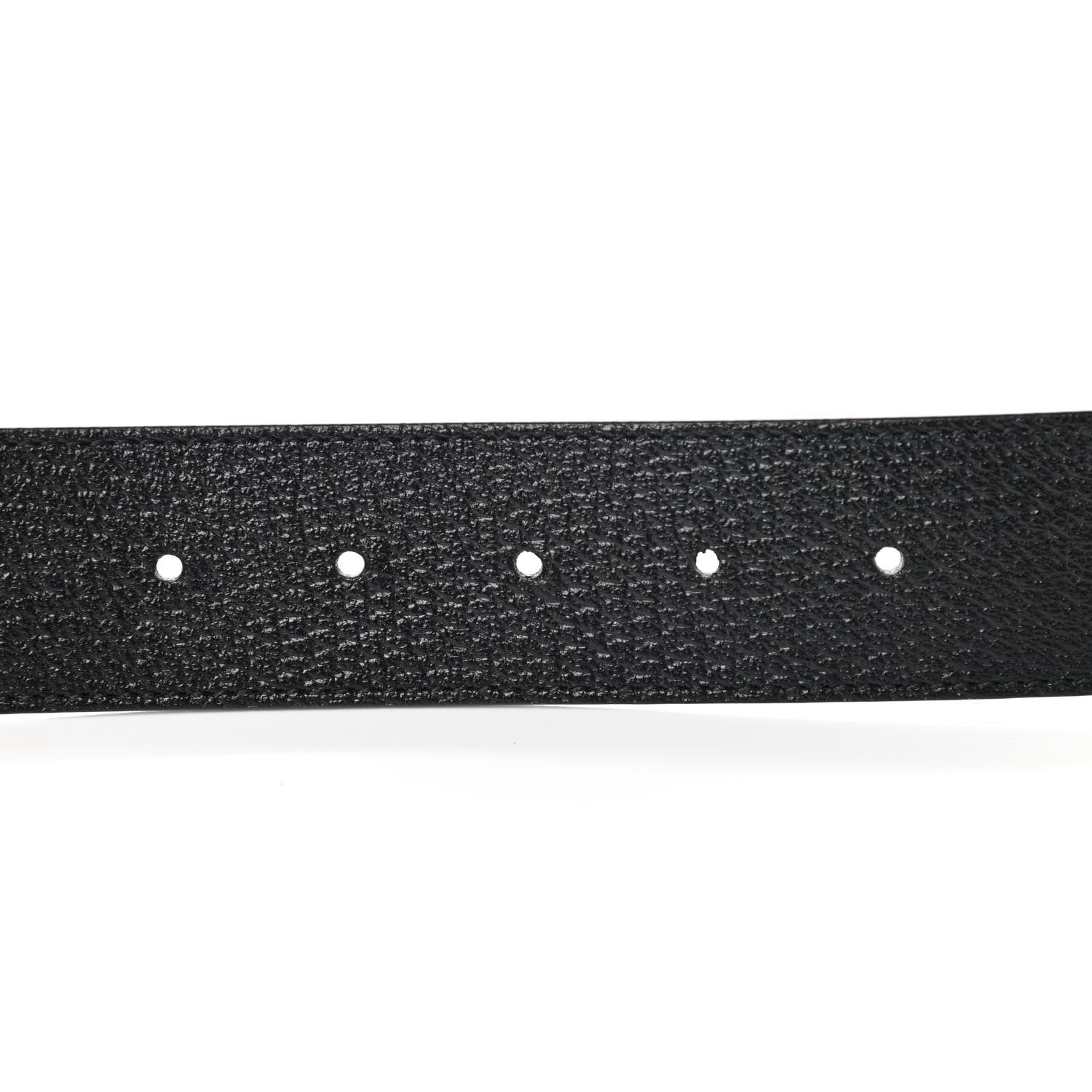 Gucci Textured Calfskin Double G 40mm Belt 85 34 Black 5 of 5