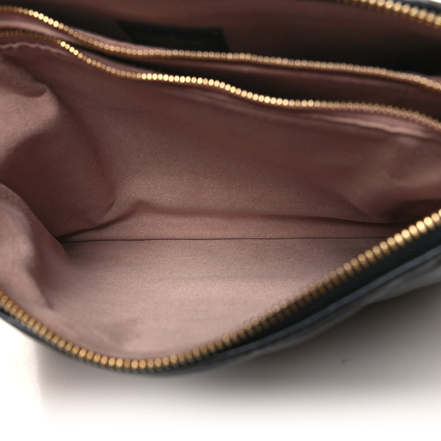 Lambskin Embossed Monogram Coussin PM Black