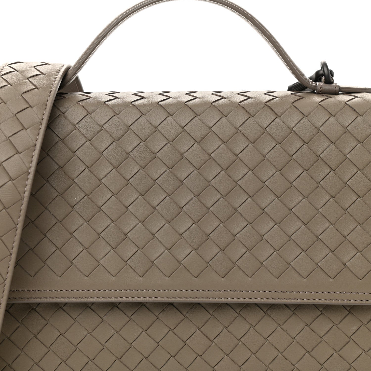 Bottega Veneta Nappa Intrecciato Alumna Bag Limestone 8 of 10