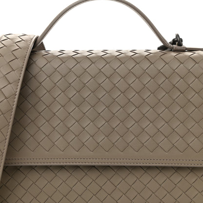 Bottega Veneta Nappa Intrecciato Alumna Bag Limestone 8 of 10