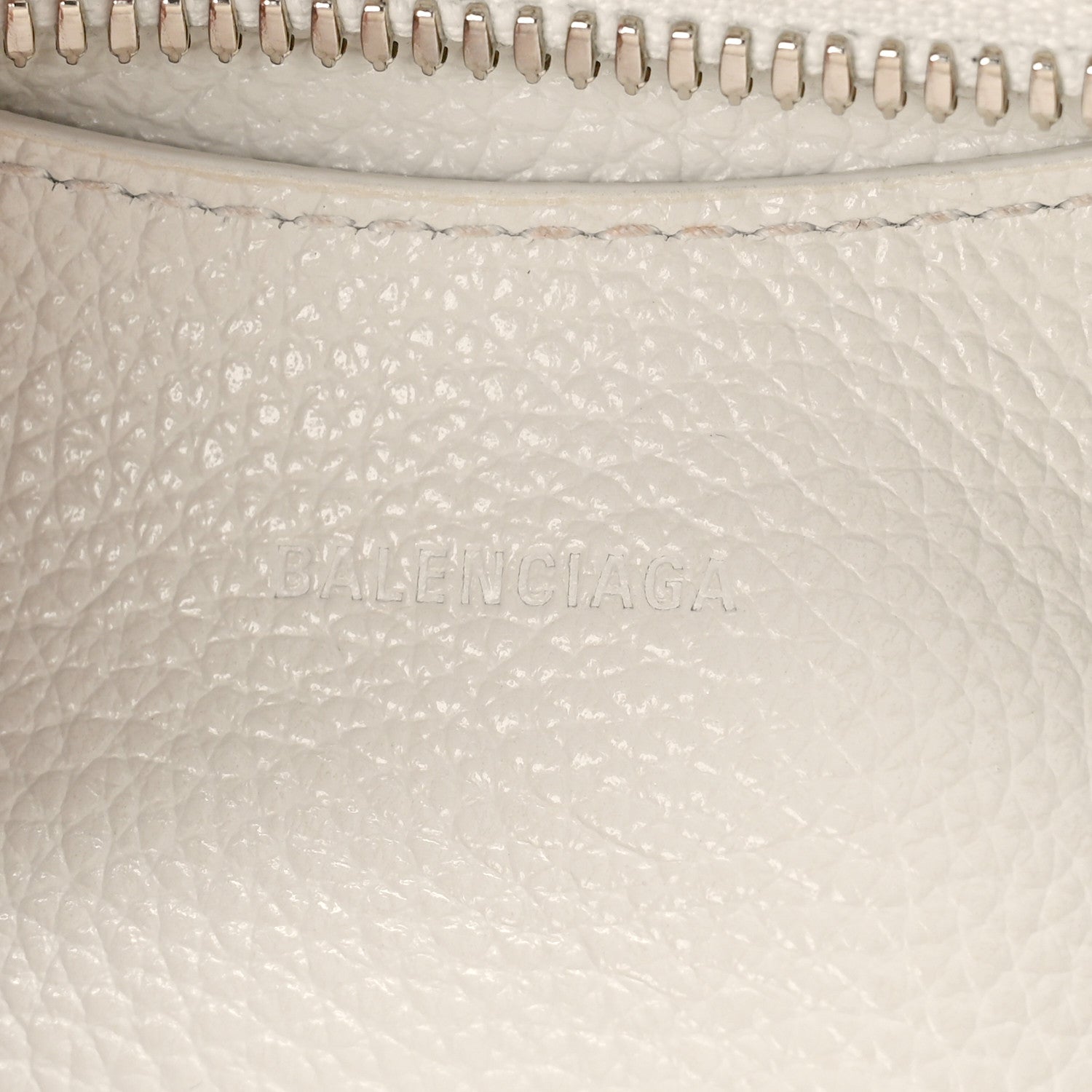 Balenciaga Grained Calfskin Neo Classic Silver Hardware Mini City White 6 of 8