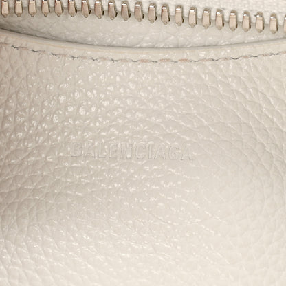 Balenciaga Grained Calfskin Neo Classic Silver Hardware Mini City White 6 of 8
