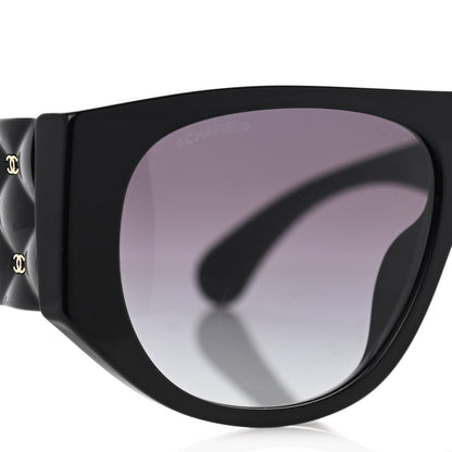 Chanel Acetate Quilted CC Sunglasses 71465 Black 7 of 10