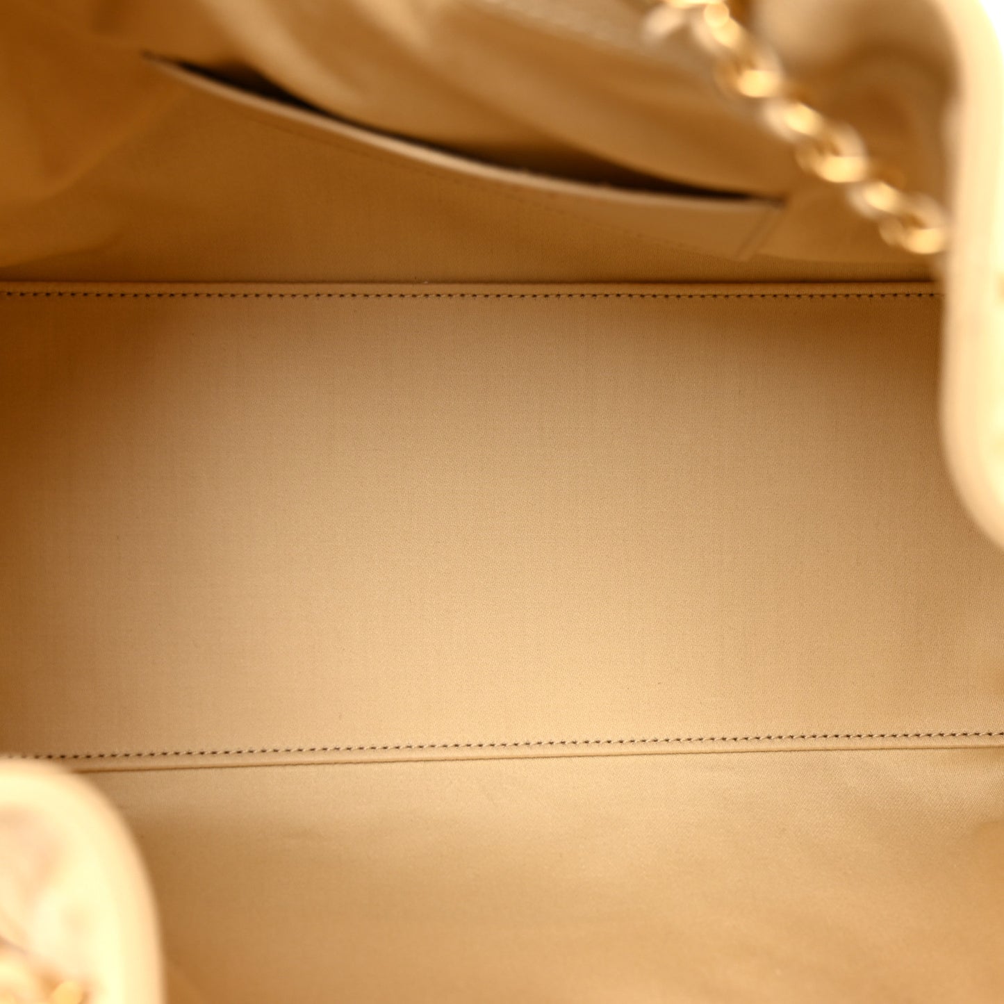 Caviar Quilted Small Chanel 25 Handbag Beige