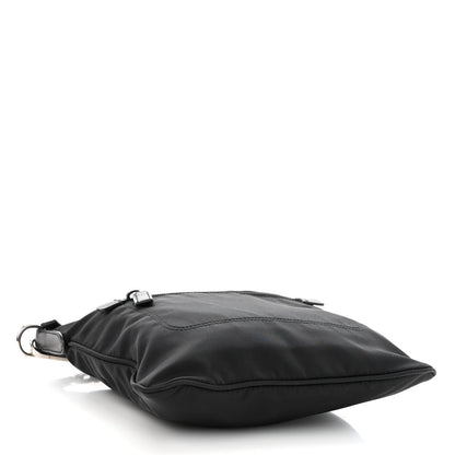 Prada Nylon Saffiano Flat Messenger Bag Black 3 of 9