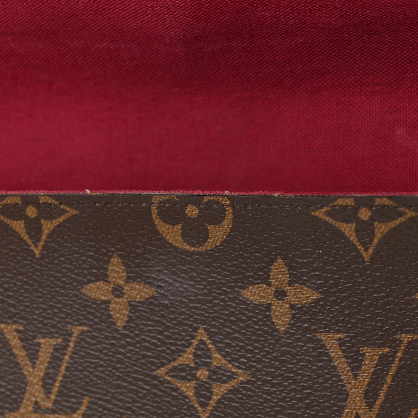 Monogram Pochette Felicie Chain Wallet Fuchsia