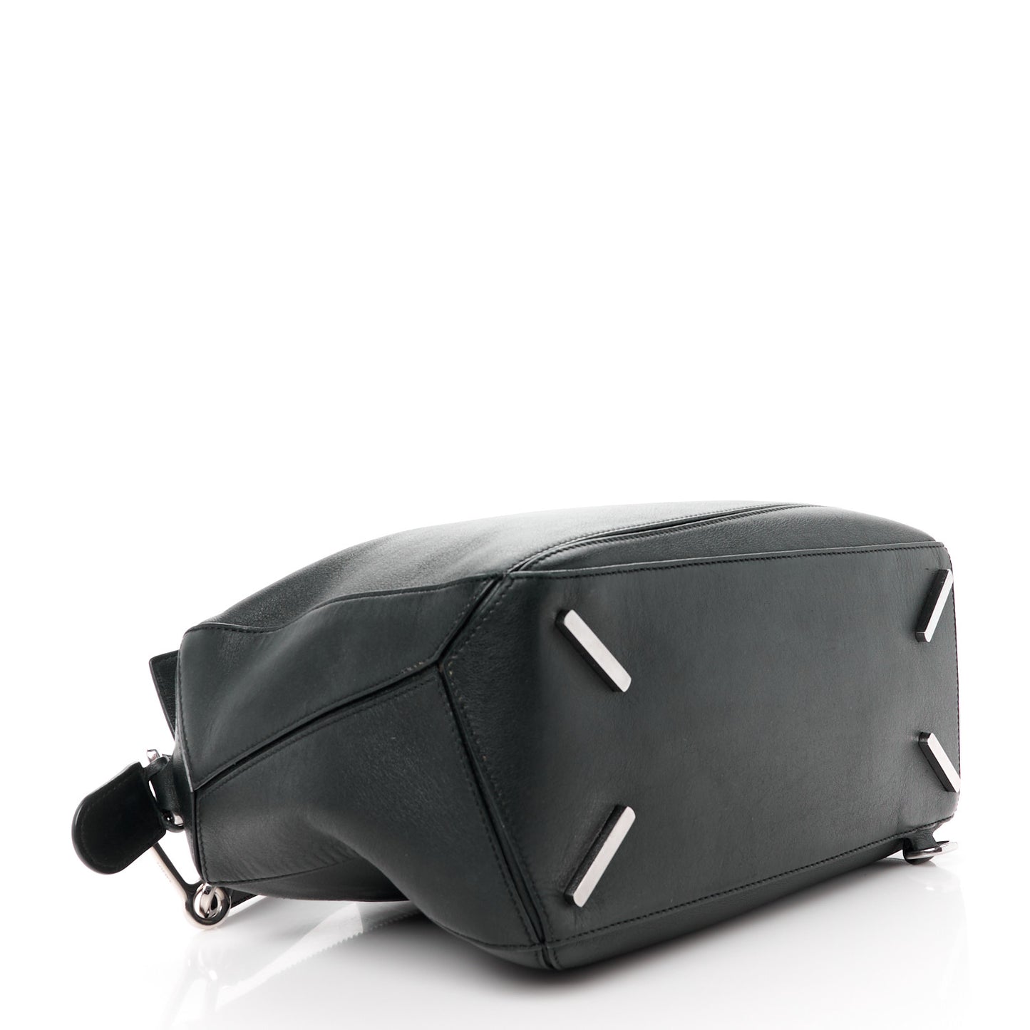 Calfskin Small Puzzle Bag Black