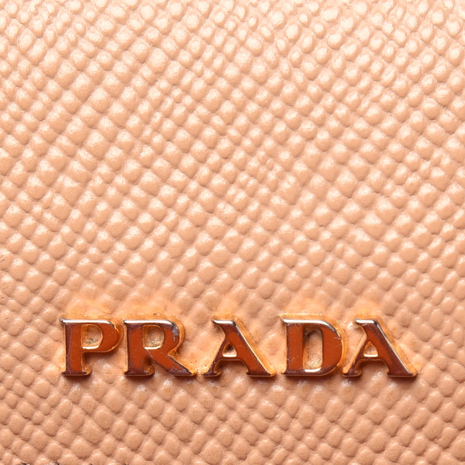 Prada Saffiano Cuir Medium Double Bag Noisette Papaya 7 of 47
