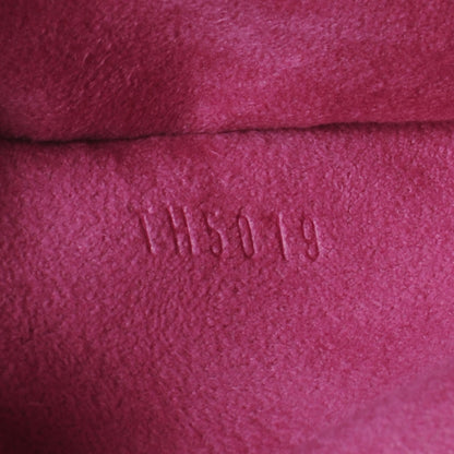 Louis Vuitton Calfskin Embossed Courtney Pochette Clutch Fuchsia 7 of 7