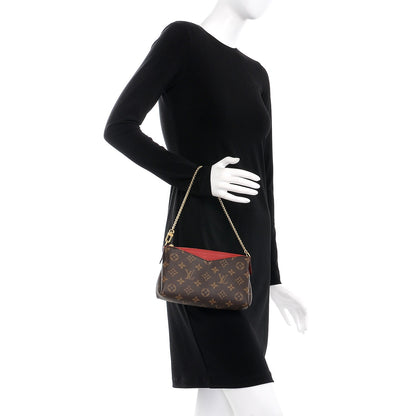 Louis Vuitton Monogram Pallas Clutch Cherry 3 of 8