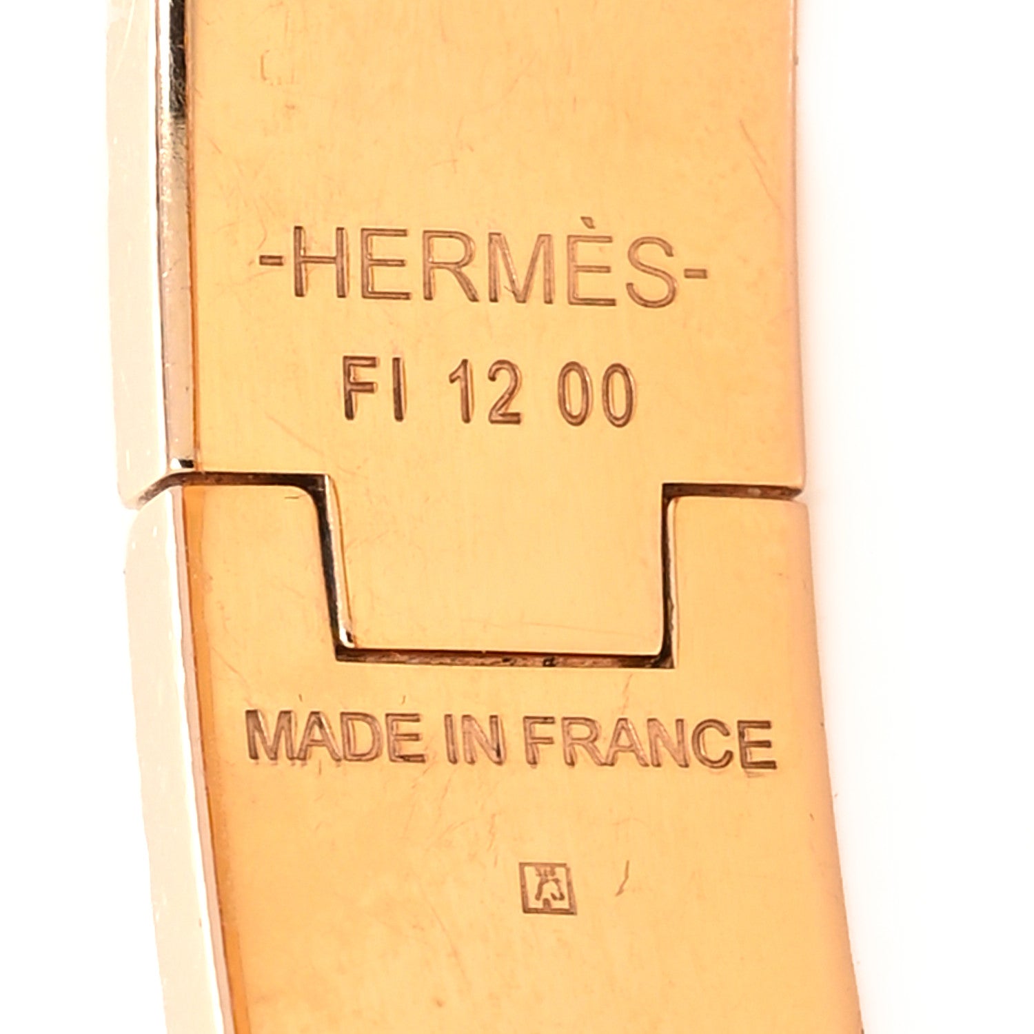 Hermes Enamel Narrow Clic Clac H Bracelet PM Marron Glace 5 of 5