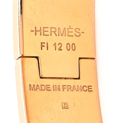Hermes Enamel Narrow Clic Clac H Bracelet PM Marron Glace 5 of 5