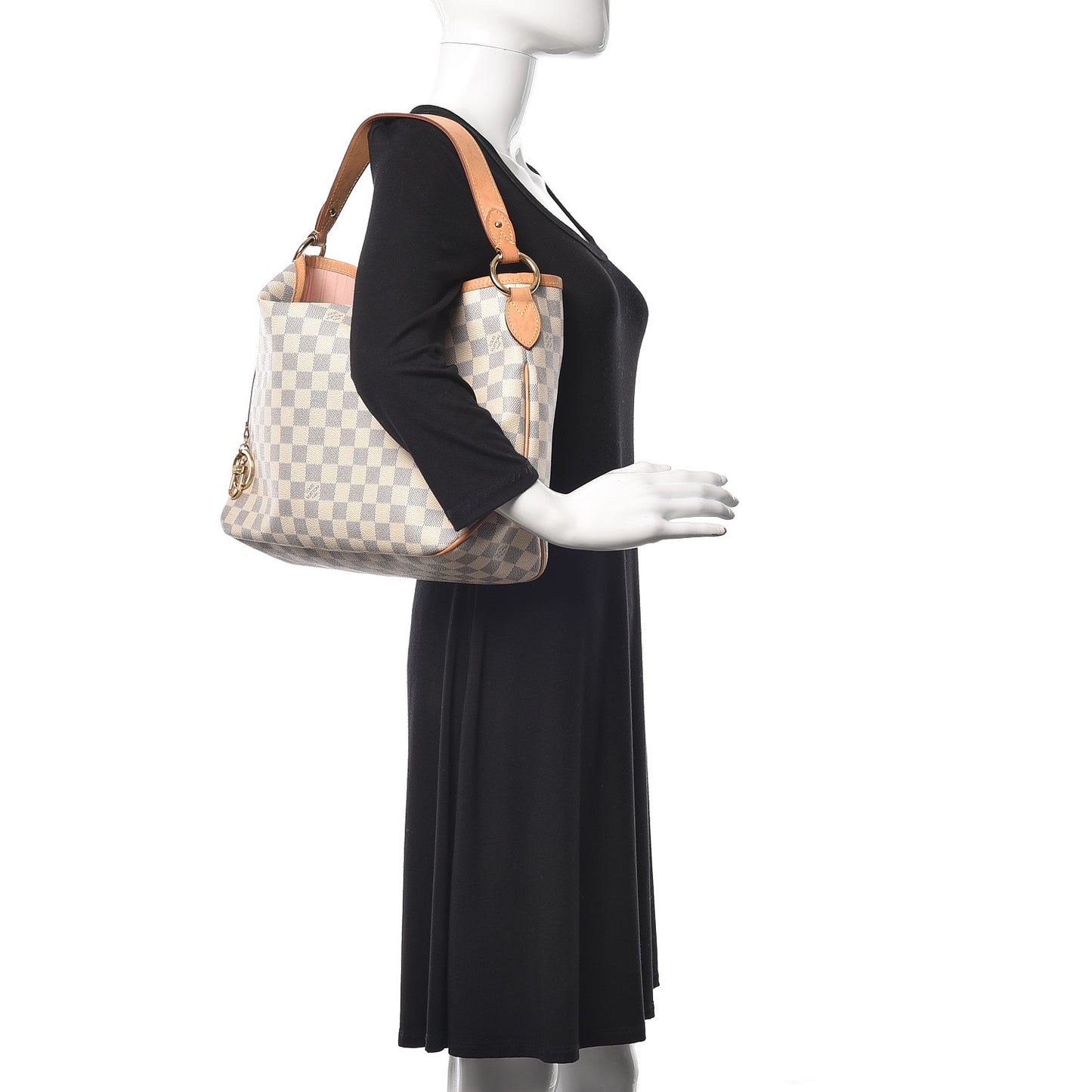 Damier Azur Delightful PM Rose Ballerine