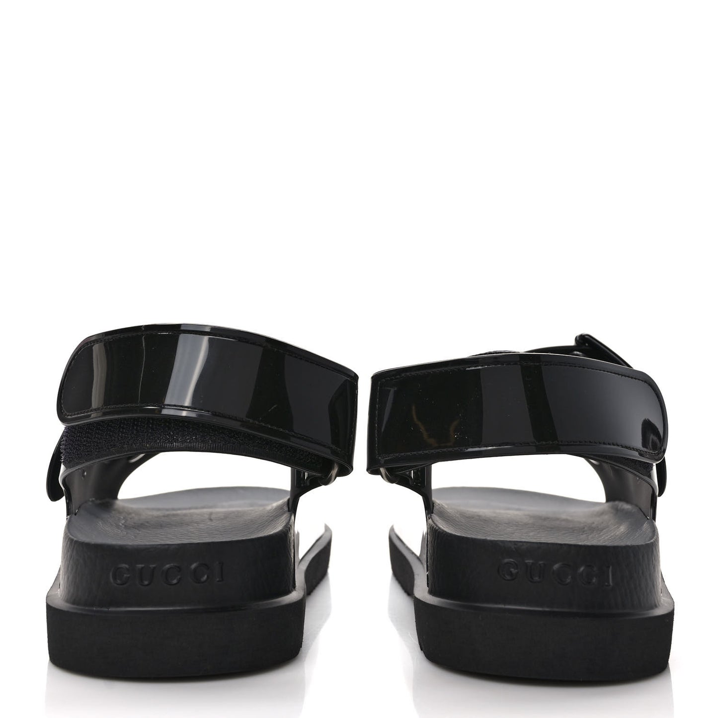 Rubber Mini Double G Womens Isla Dad Sandals 38 Black