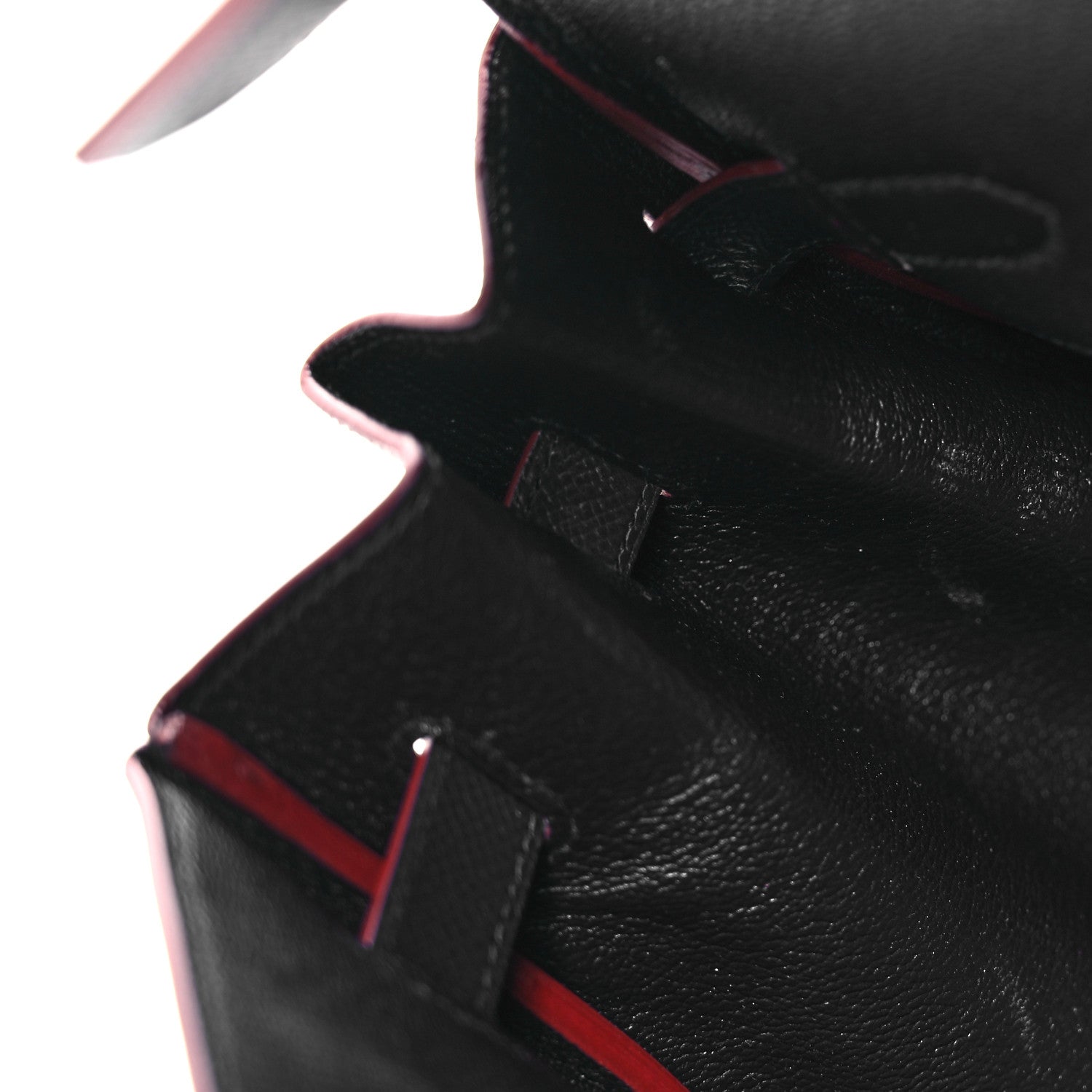 Hermes Epsom Contour Birkin 35 Bleu Indigo Rouge H 12 of 14