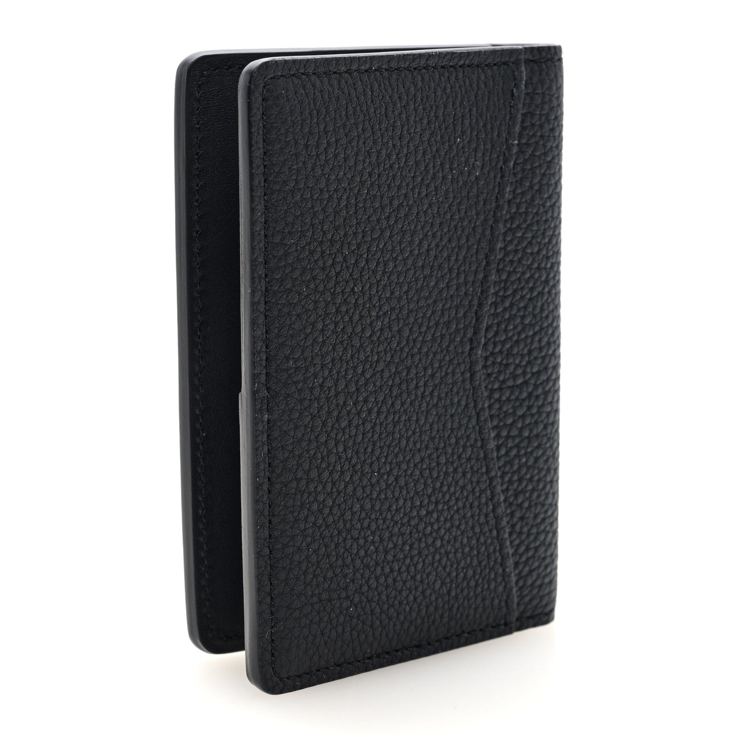 Louis Vuitton Millesime Calfskin Monogram Pocket Organizer Black 3 of 6