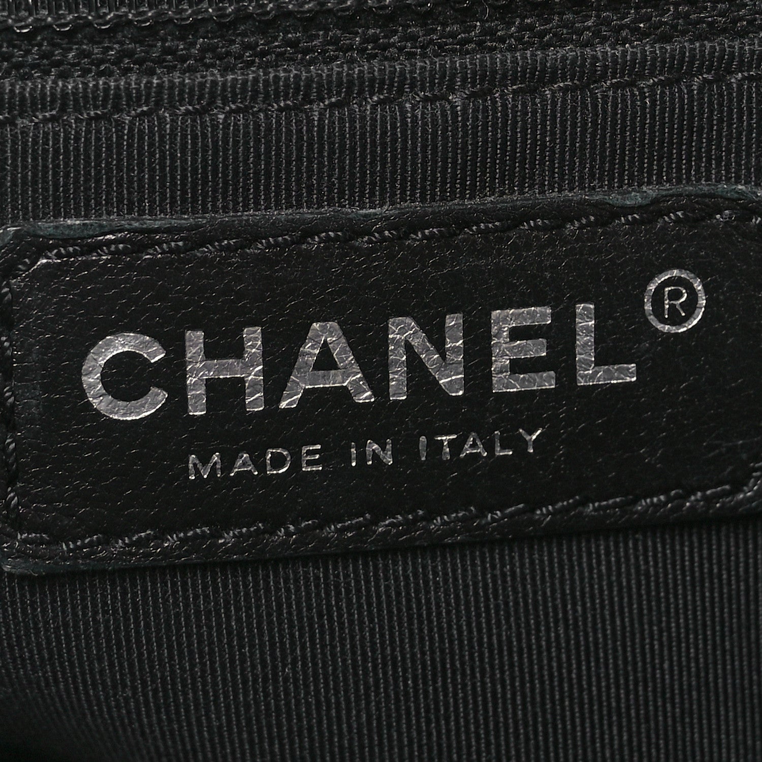 Chanel Calfskin Cerf Executive Shopper Tote Black 6 of 11