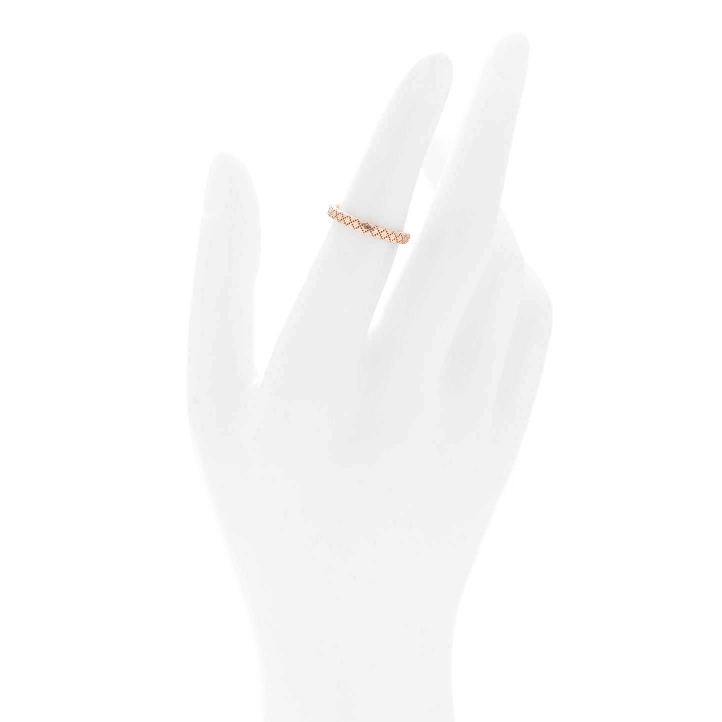 18K Rose Gold Diamantissima Band Ring 50 5.25