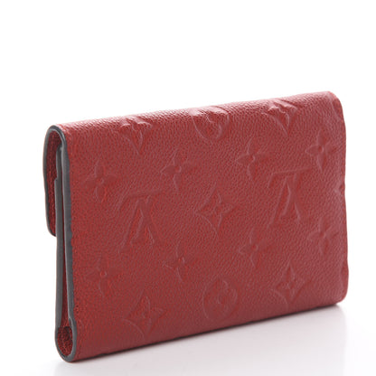 Louis Vuitton Empreinte Compact Curieuse Wallet Cherry 2 of 5