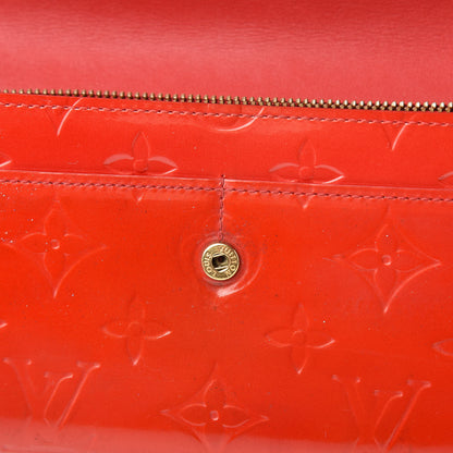 Louis Vuitton Vernis Sarah Wallet Rouge 9 of 14