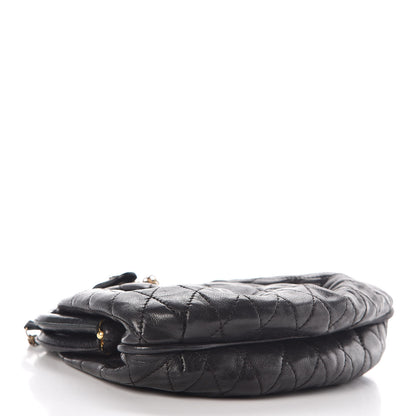Chanel Lambskin Quilted Frame Bag Black 4 of 8